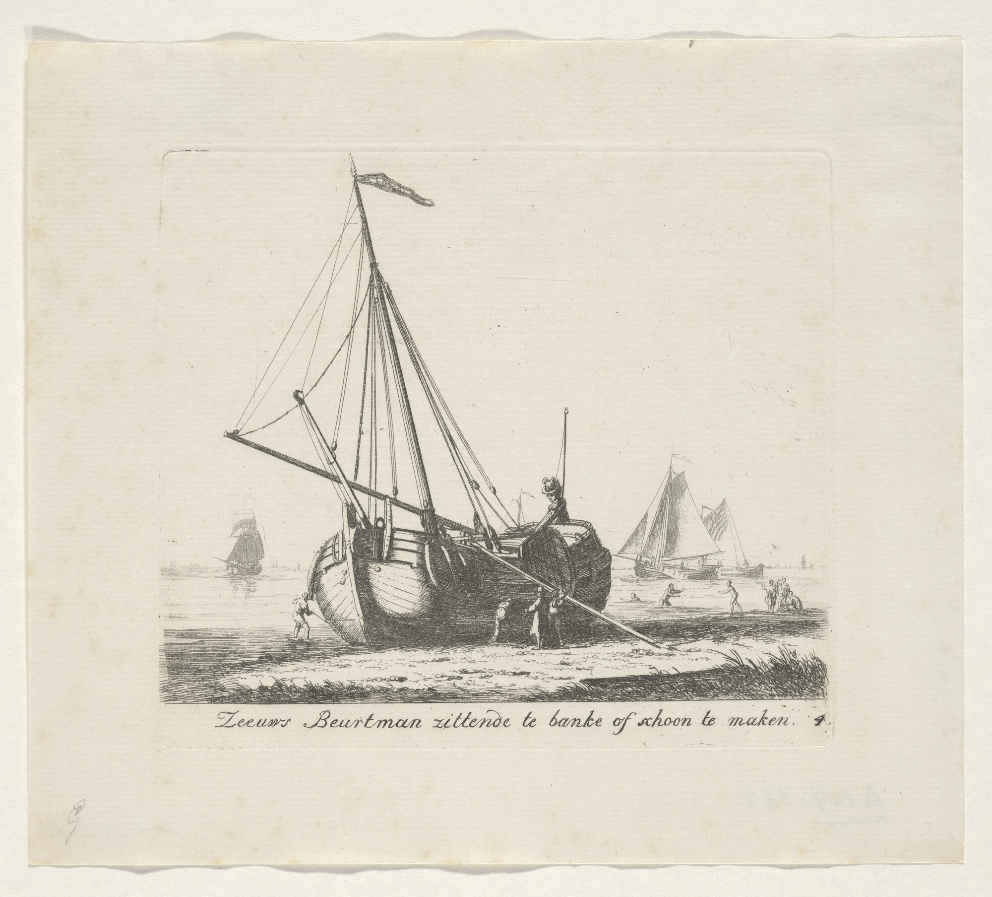 A.0149(0056); Prent van een Zeeuwse poon; prent