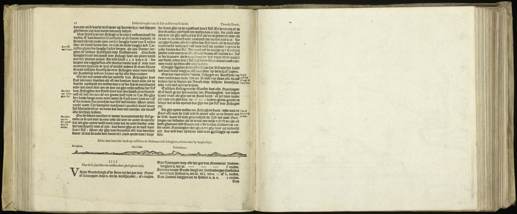 S.2856 [kaart 087]; Beschrijvingen en kustaanzicht van Noordwest-Denemarken; kaart