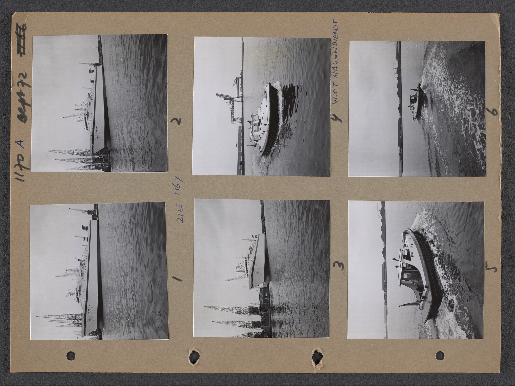 S.9102(30); Multomap met foto's door Ben Burgers, samengesteld door de Vereniging De Amsterdamsche Haven; foto