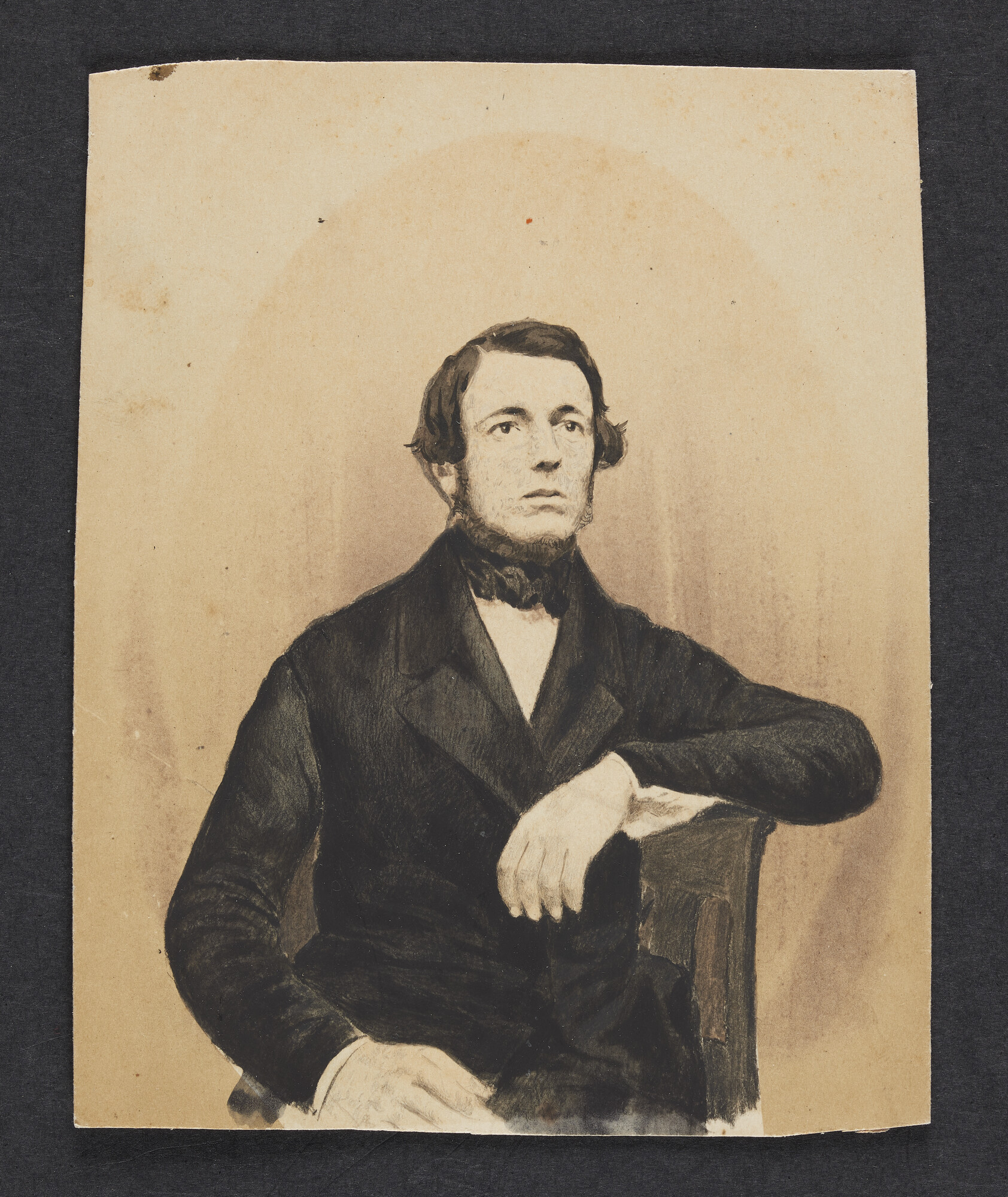 S.1469(02); Portretfoto van Jan Carel Thierry de Bye (1818-1846); foto