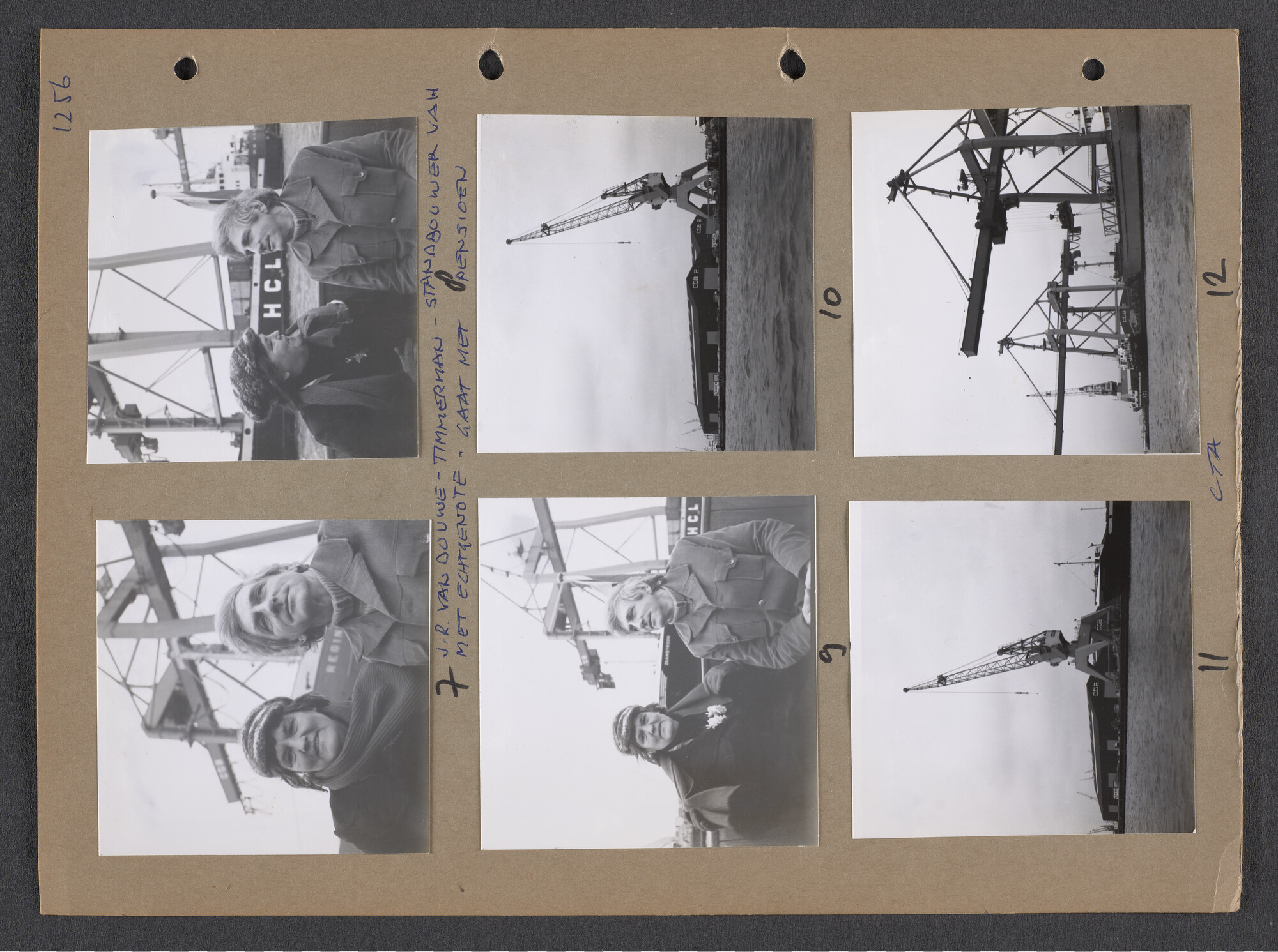 S.9102(32); Multomap met foto's door Ben Burgers, samengesteld door de Vereniging De Amsterdamsche Haven; foto