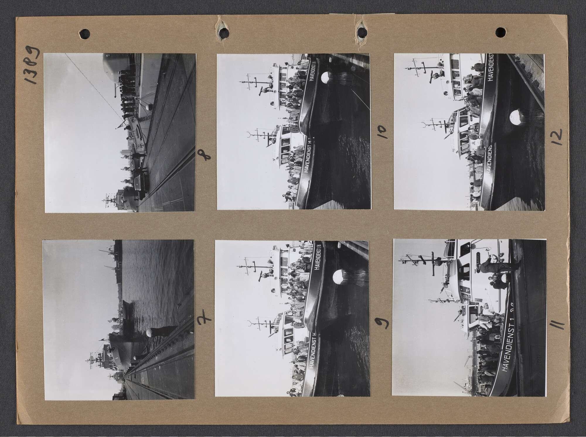 S.9102(35); Multomap met foto's door Ben Burgers, samengesteld door de Vereniging De Amsterdamsche Haven; foto