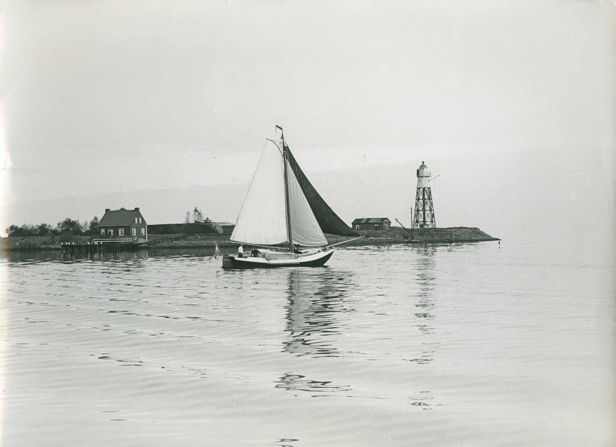 S.6507(01)6315; Het licht van het Buiten- IJ bij Durgerdam; foto
