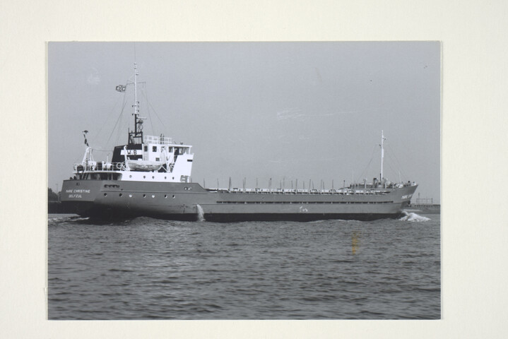 2000.5649; De coaster ms. 'Marie Christine' van C.V. ms. Marie Christine (Wijnne & Barends BV.) te Delfzijl [...]; foto