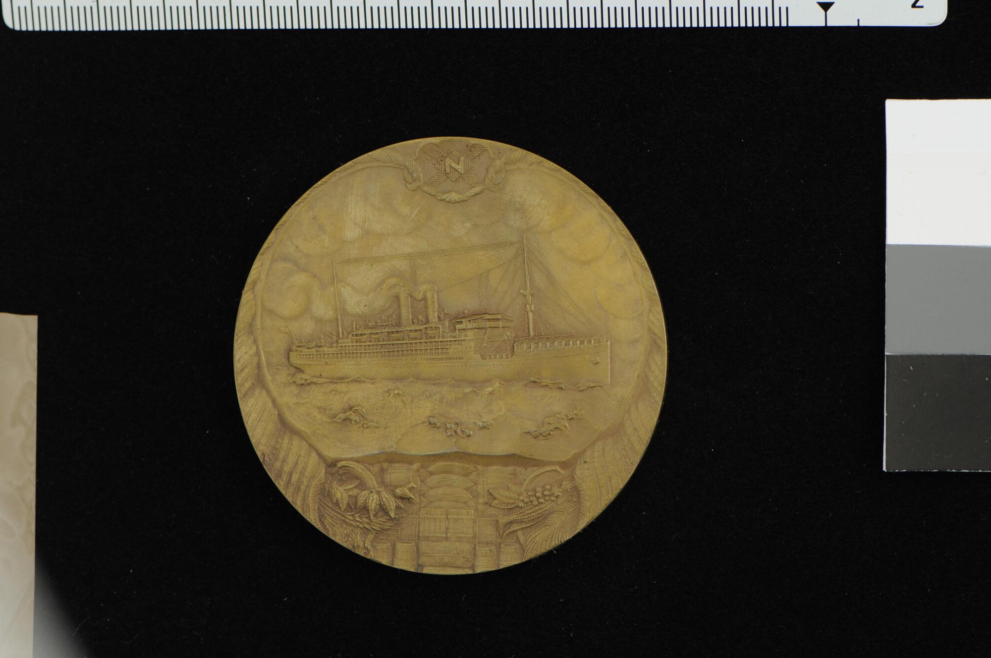 S.0787; Gedenkpenning op het vijftigjarig bestaan van de SMN, 1920; penning