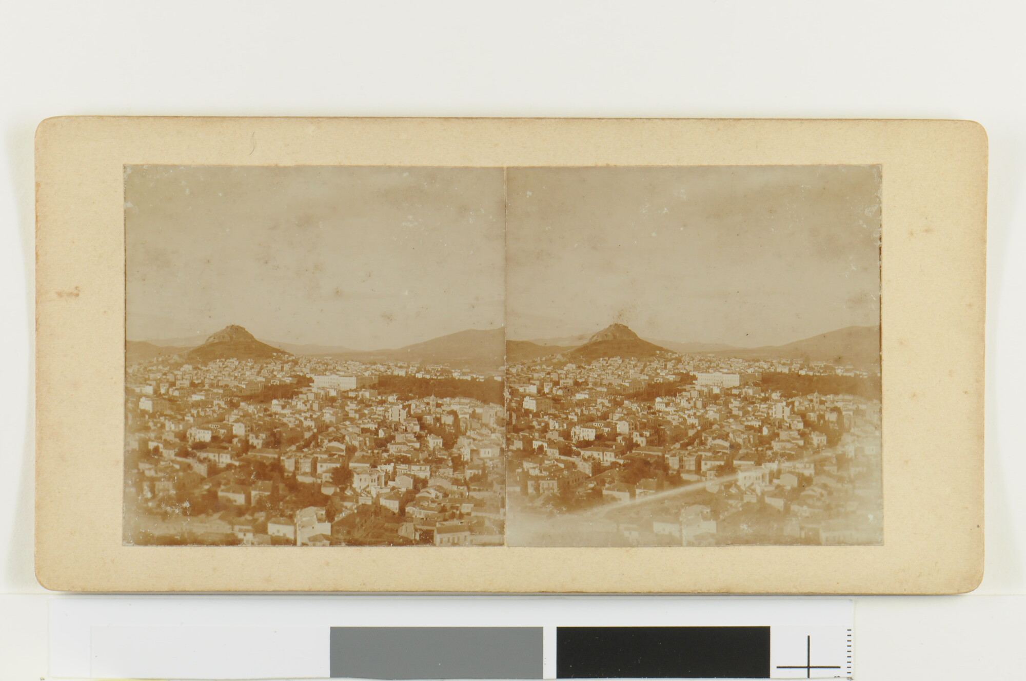 RS.0713(08); Gezicht op Athene vanaf het Parthenon; foto