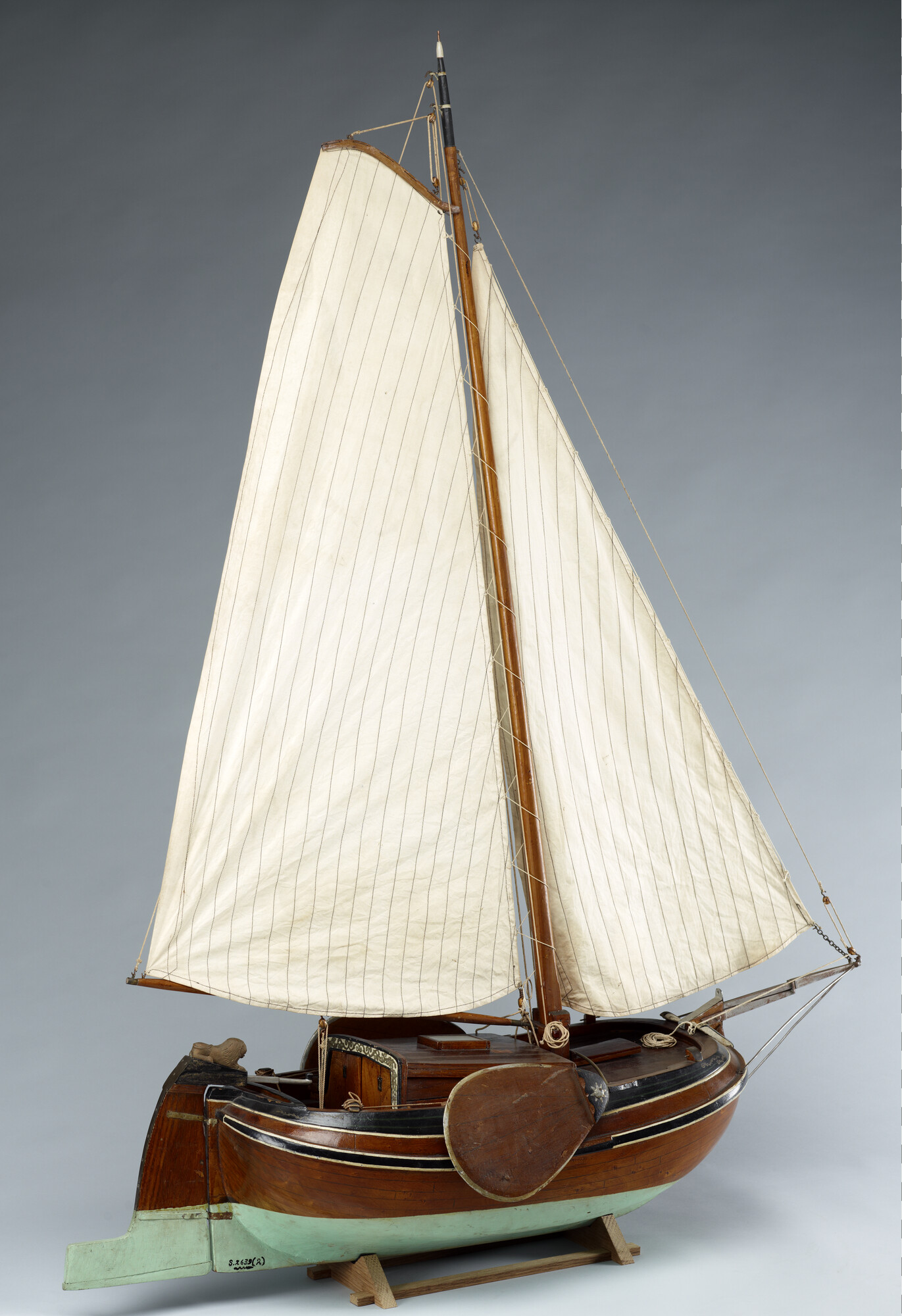 S.2639(02); Model van de boeier Rana; scheepsmodel