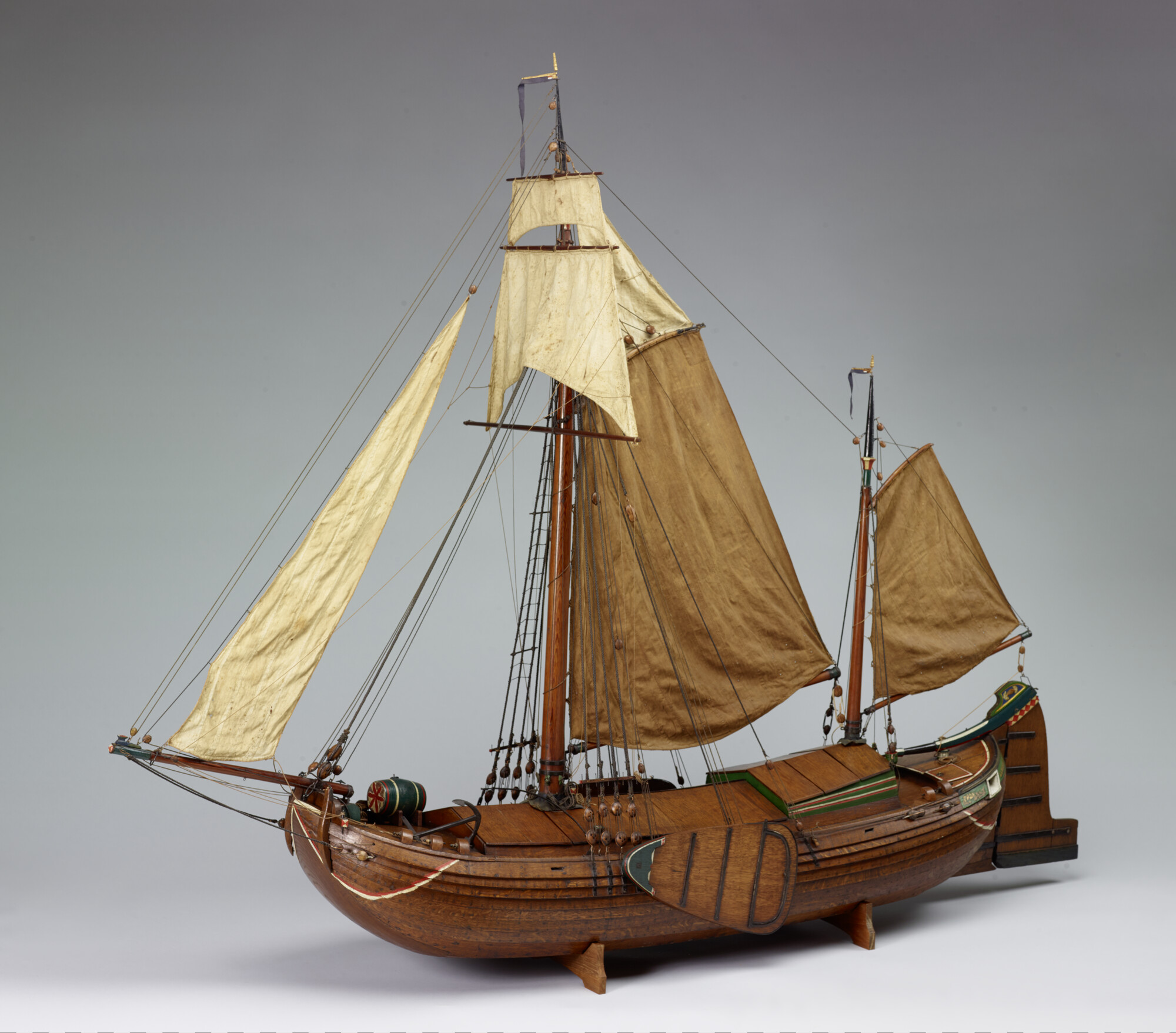 A.0149(0019); Model van de Hollandse zoomaak La Belle Alliance; scheepsmodel