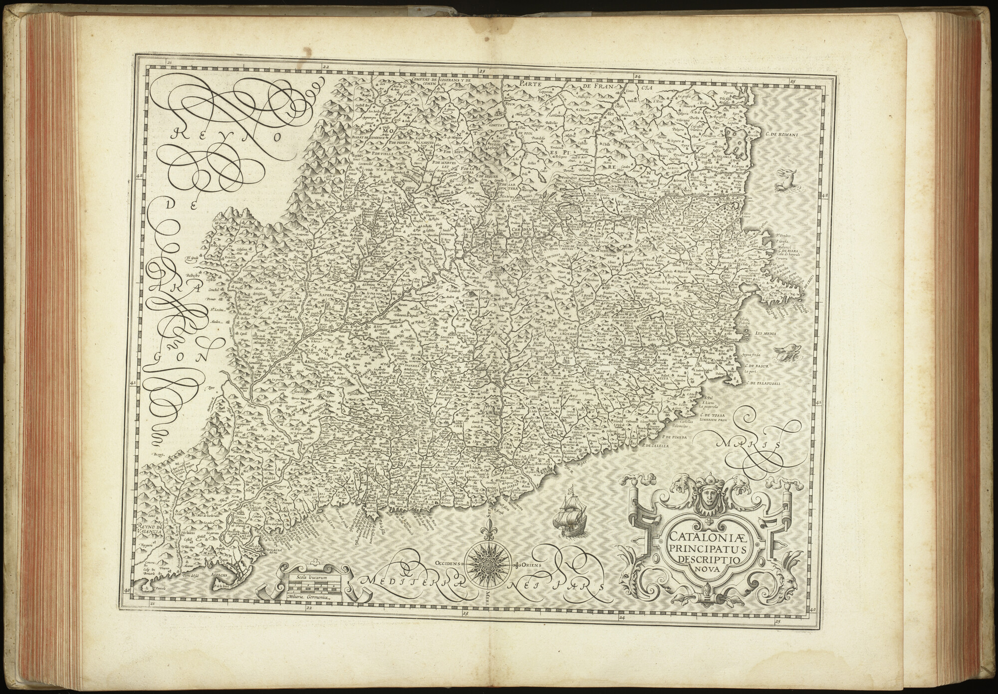 A.0145(227) [kaart 048]; Kaart van Noordwest-Spanje en Zuid-Frankrijk; kaart