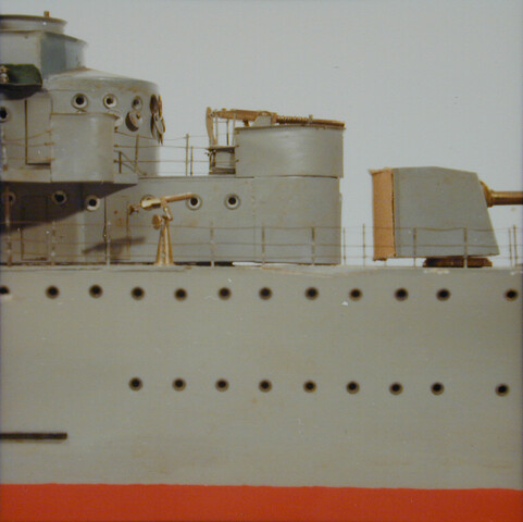 B.0203(01); Model van de torpedobootjager Hr.Ms. Isaac Sweers; scheepsmodel