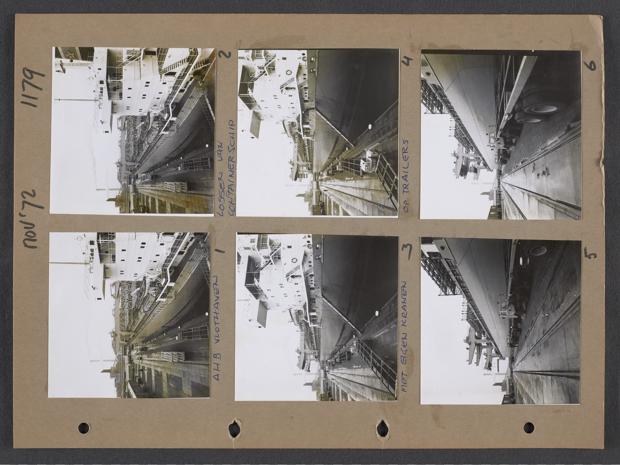 S.9102(30); Multomap met foto's door Ben Burgers, samengesteld door de Vereniging De Amsterdamsche Haven; foto