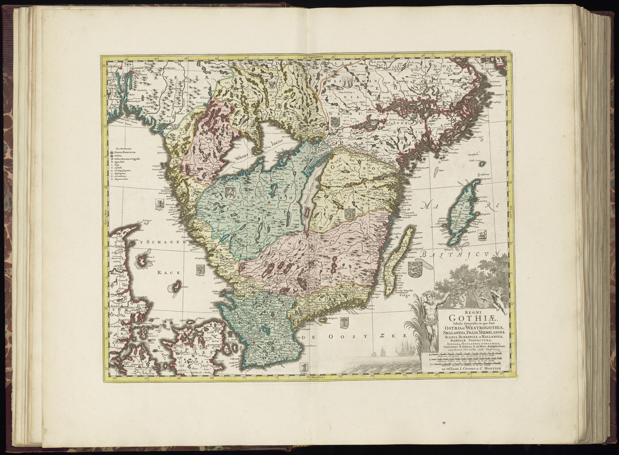 B.0032(030) [kaart 012]; Kaart van Zuid-Zweden; kaart