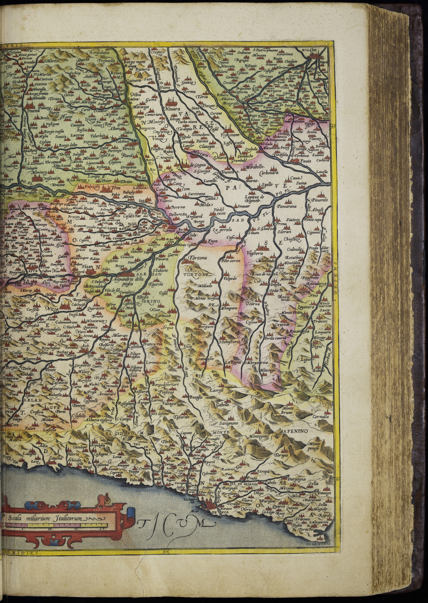 A.0145(232) [kaart 086]; Kaart van Noordwest-Italië; kaart