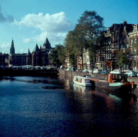 S.9100(0964); Geldersekade te Amsterdam; diapositief