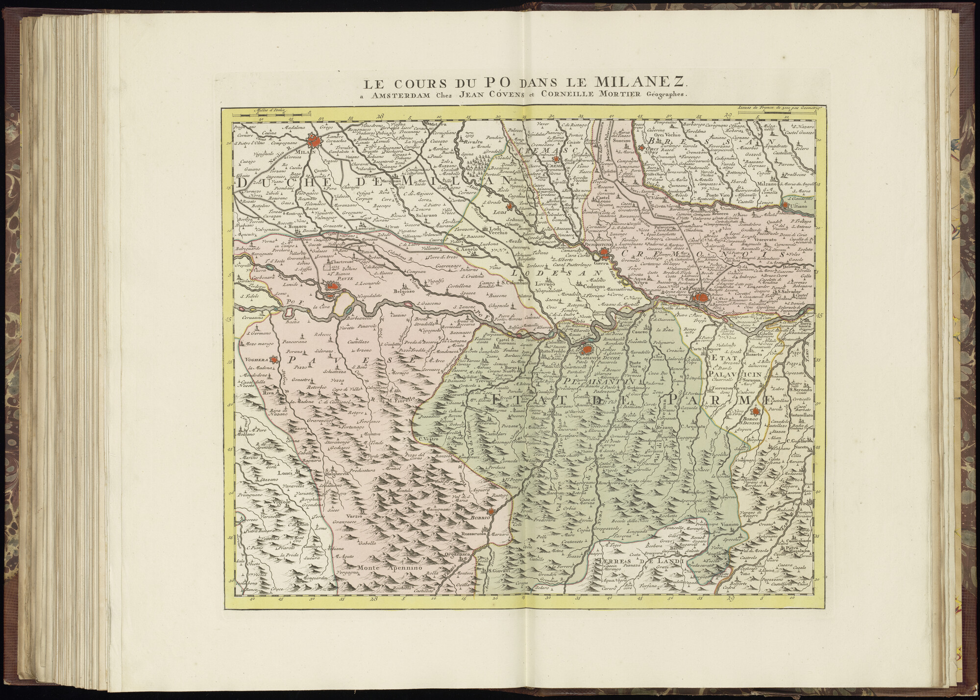B.0032(027) [kaart 079]; Kaart van Noord-Italië; kaart