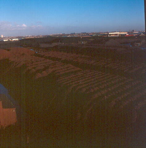 S.9100(8159); Ertsoverslag in haven Amsterdam; diapositief