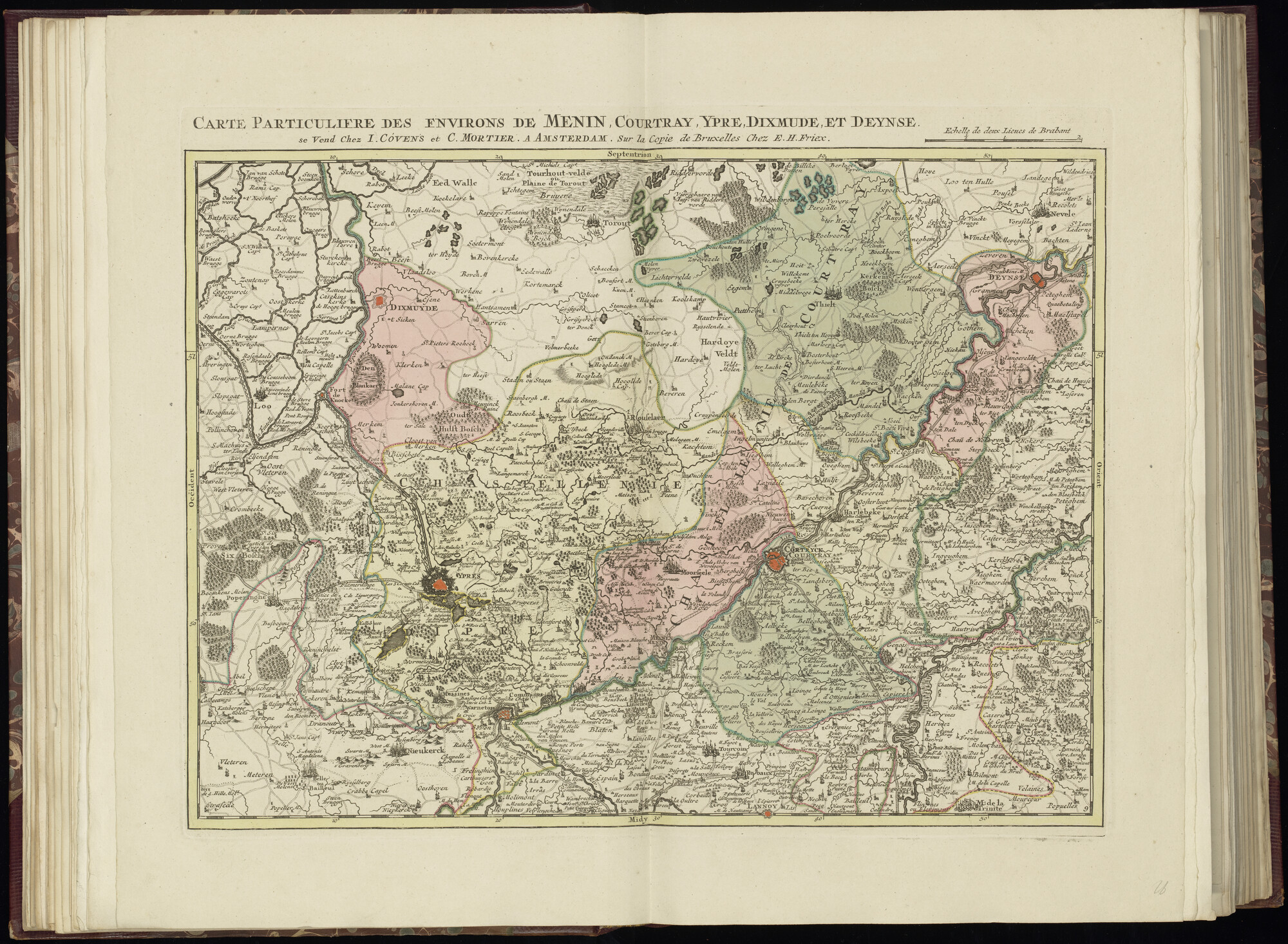 B.0032(029) [kaart 024]; Kaart van Zuidwest-België; kaart