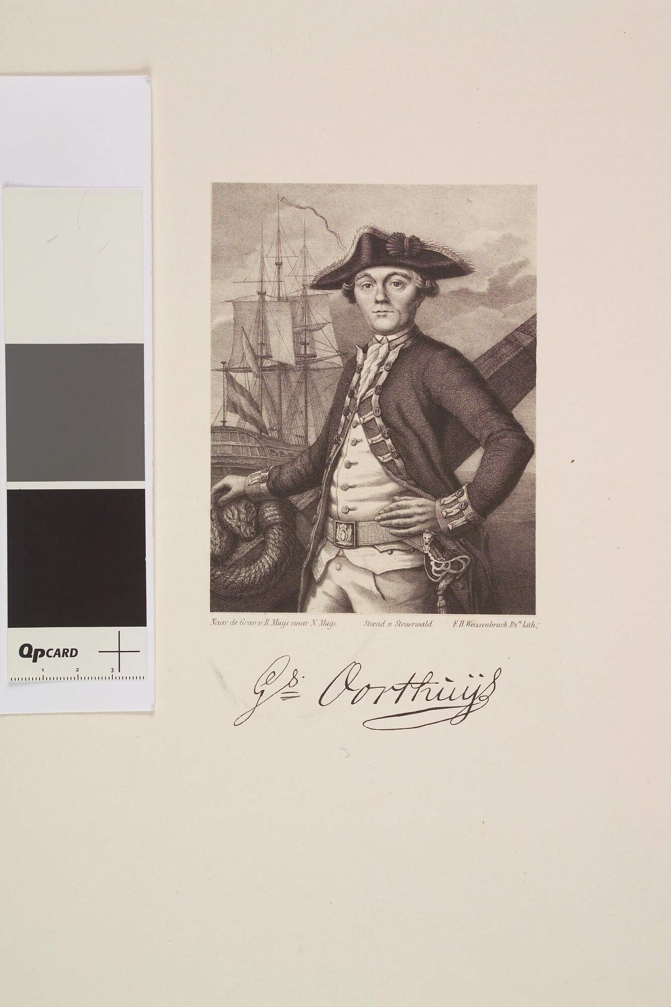 A.0145(179) [nr 0008]; Portret van Gerardus Oorthuys; prent