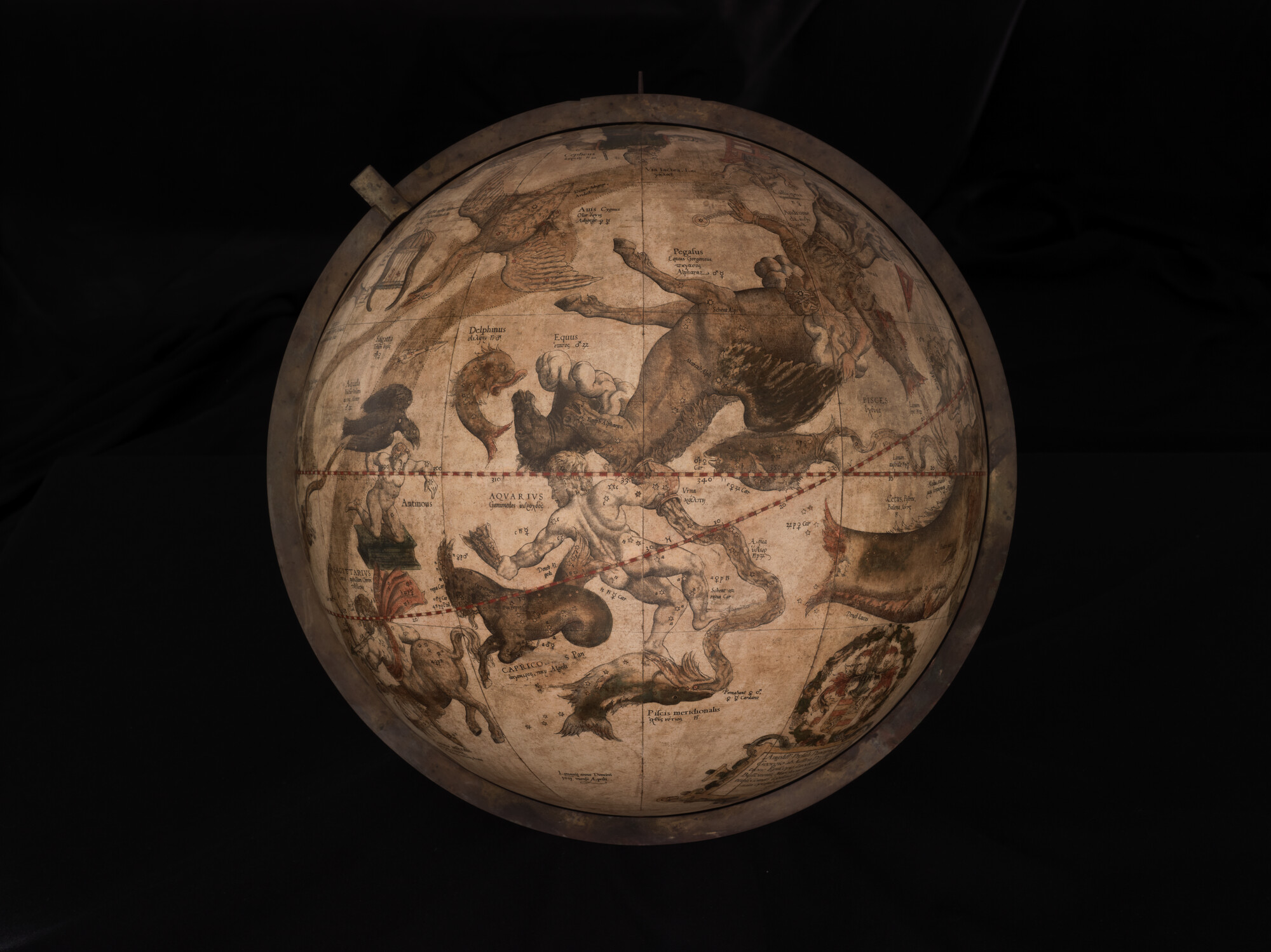 A.1175(01); Hemelglobe van 42 cm door Gerard Mercator, 1551; globe