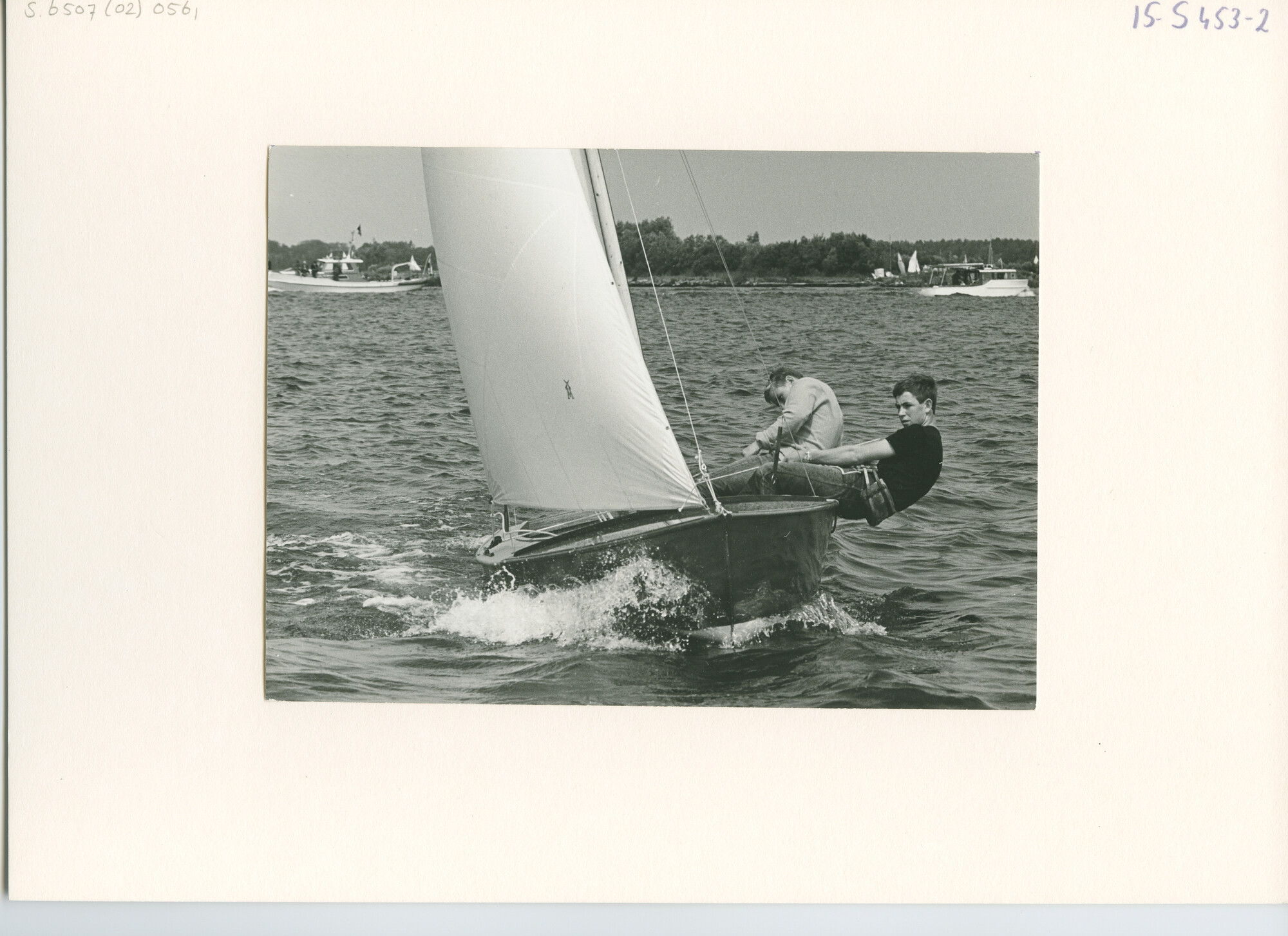 S.6507(02)0561.03; Zwart-wit foto van de Kaagweek 1965; foto