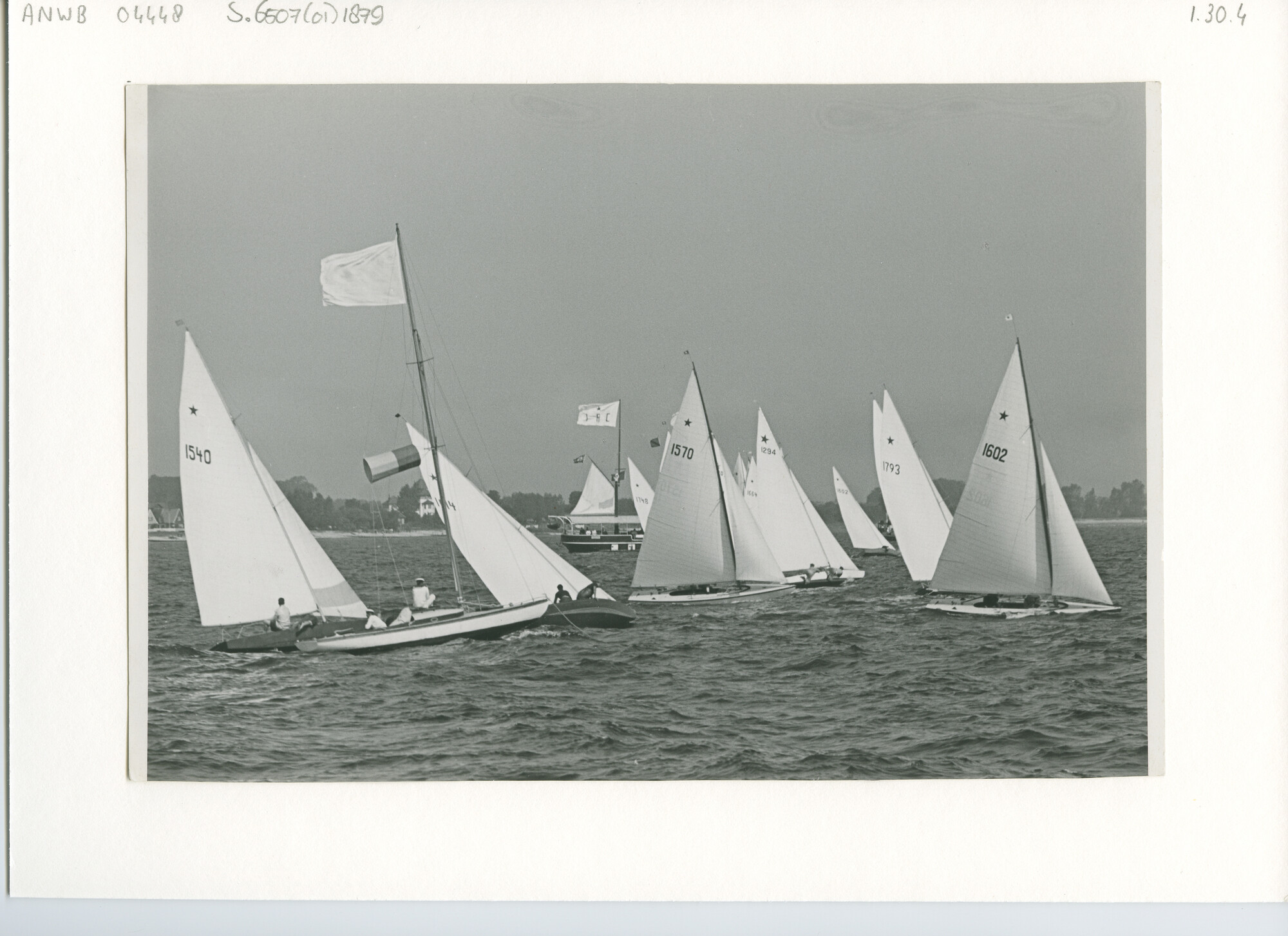 S.6507(01)1879; Foto van het wereldkampioenschap in de starklasse.; foto