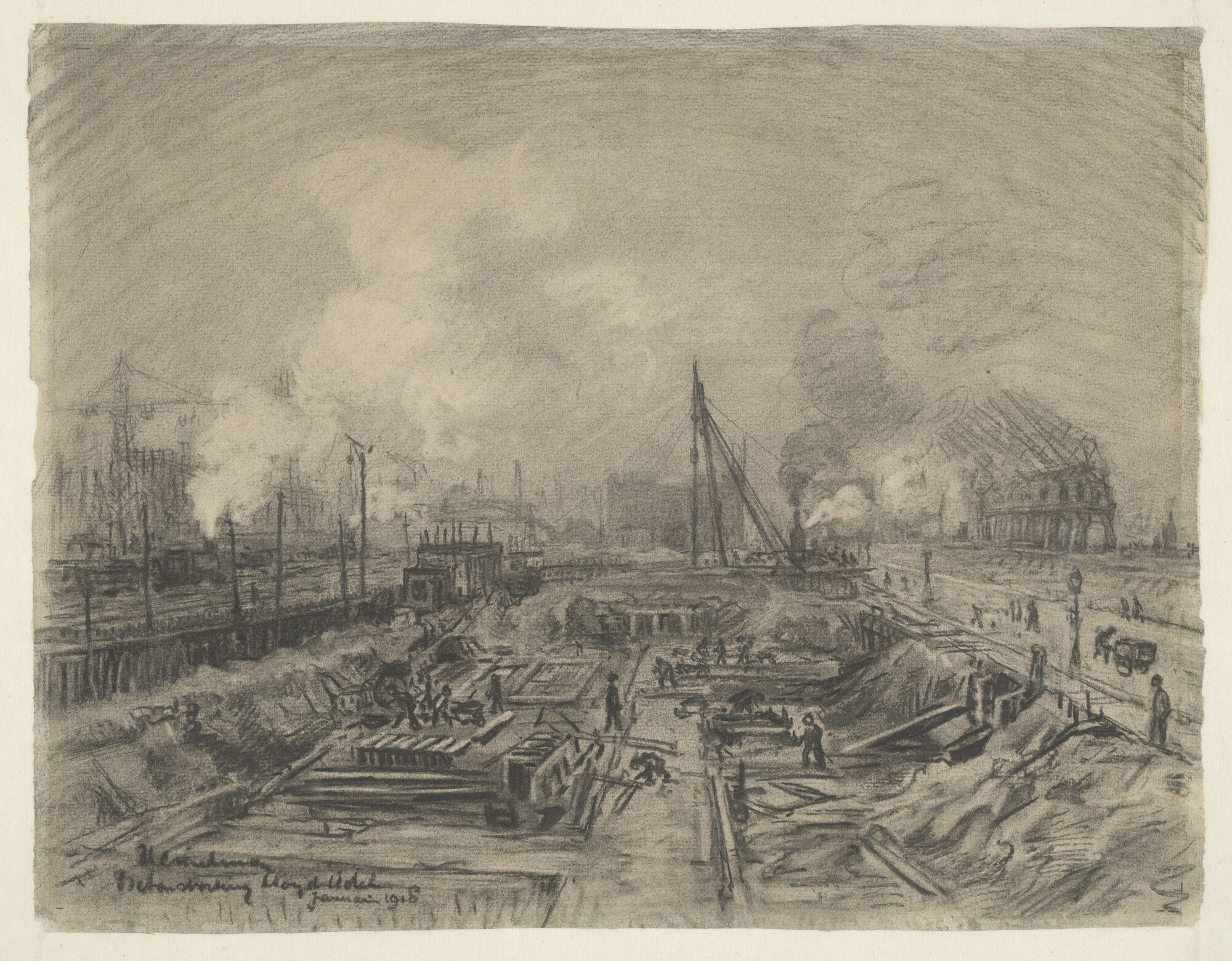 1994.5002; Betonstorting Lloyd Hotel; tekening