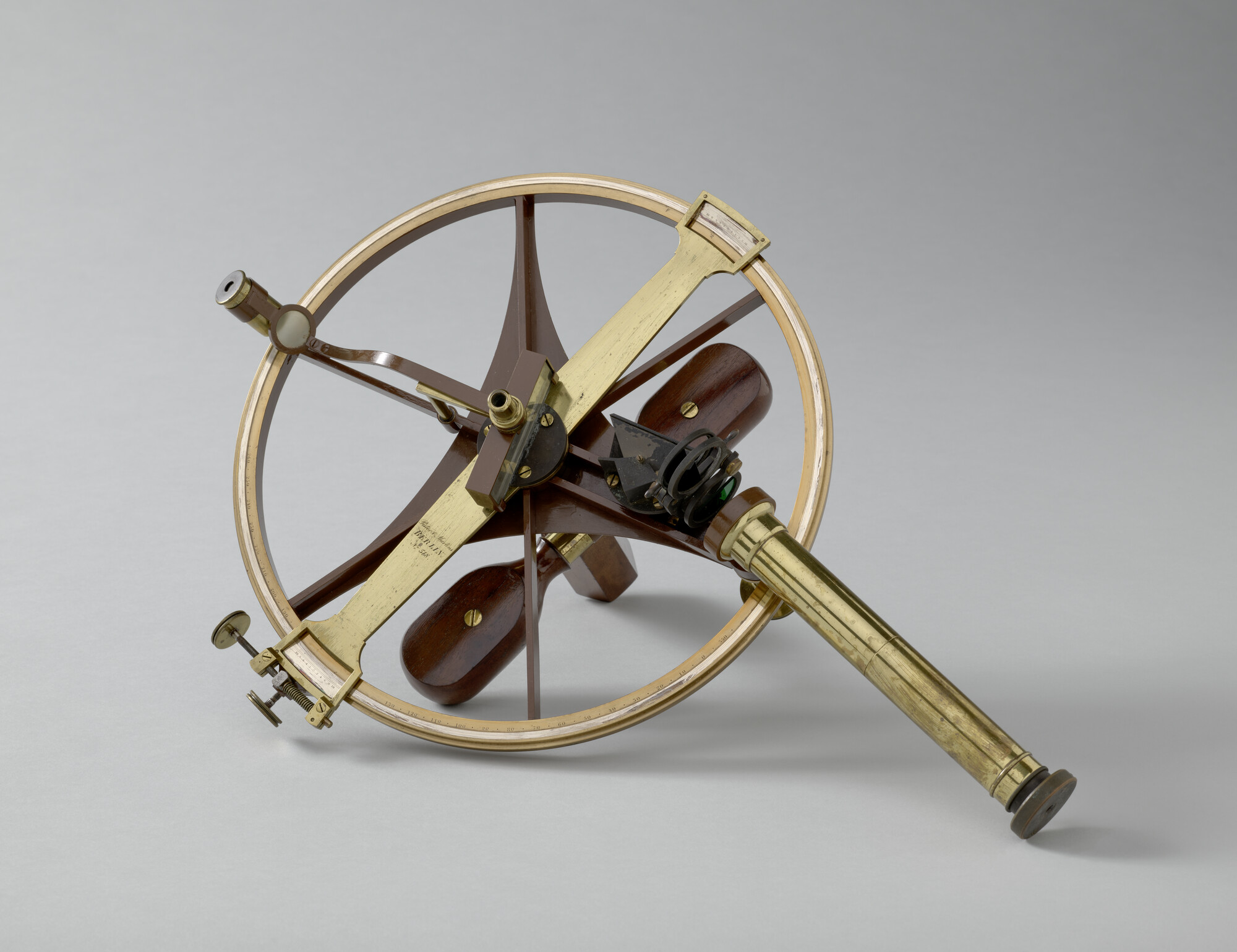 A.3950(20); Prismacirkel door Pistor & Martins, Berlijn, 1850-70; prismacirkel