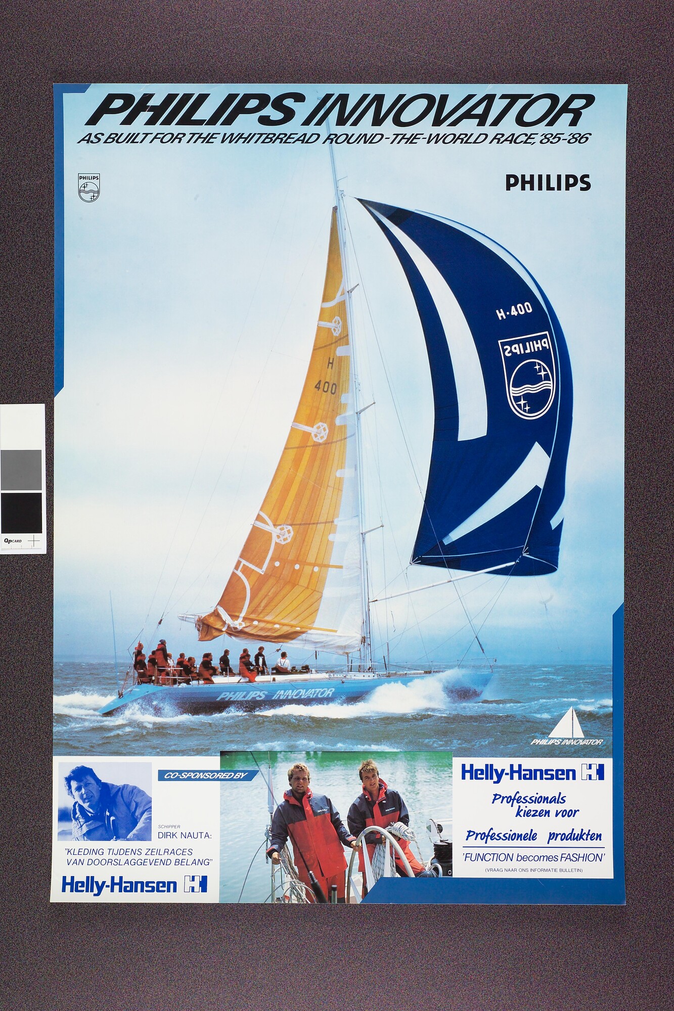 1989.0738; Affiche van de Whitbread Round The World Race, 1985 - 1986; affiche