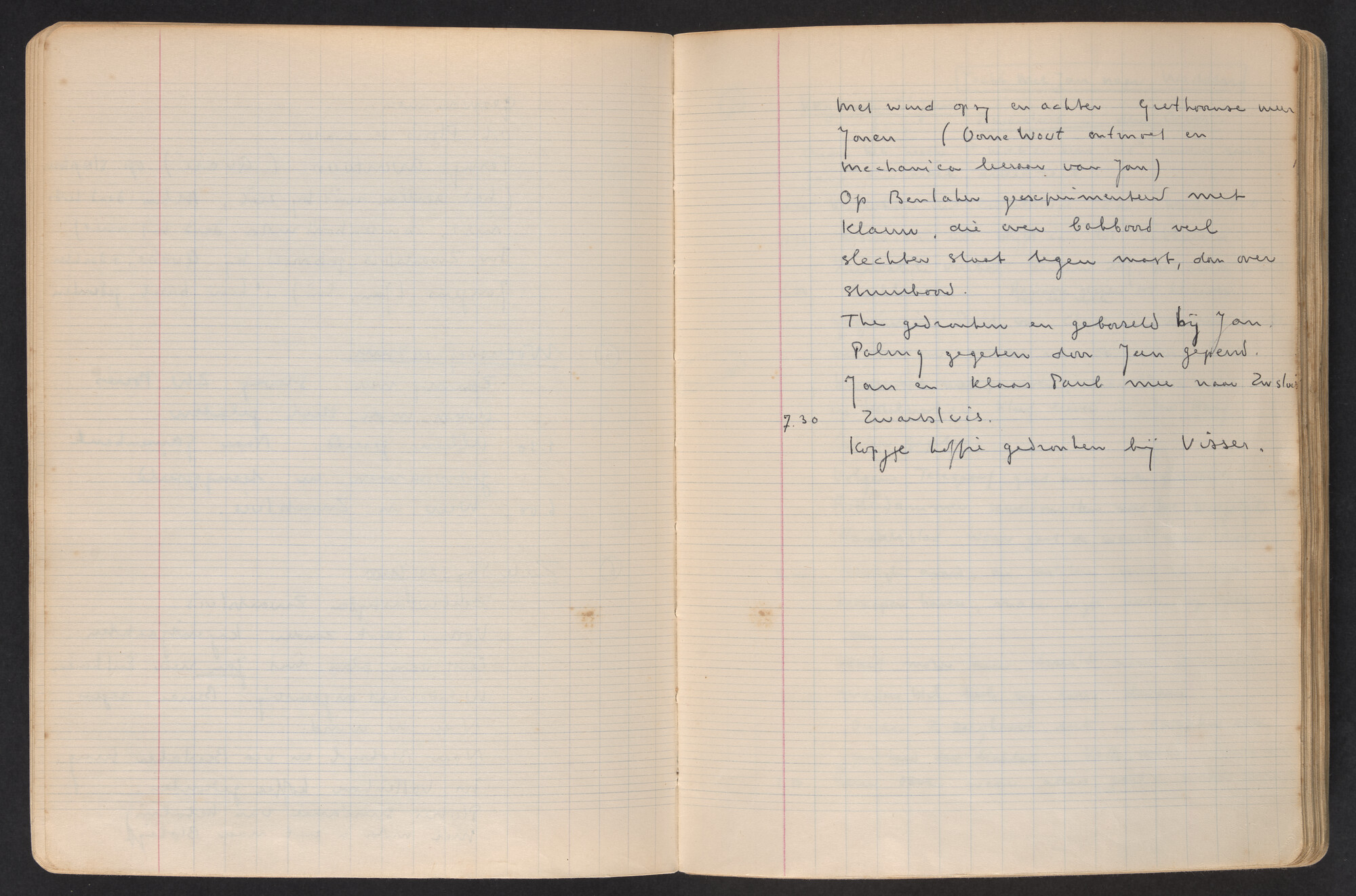 2017.0796; Logboek c.q. fotoalbum van o.a. reizen met zeeschouw Grutto in Nederland, 1963-1965; logboek