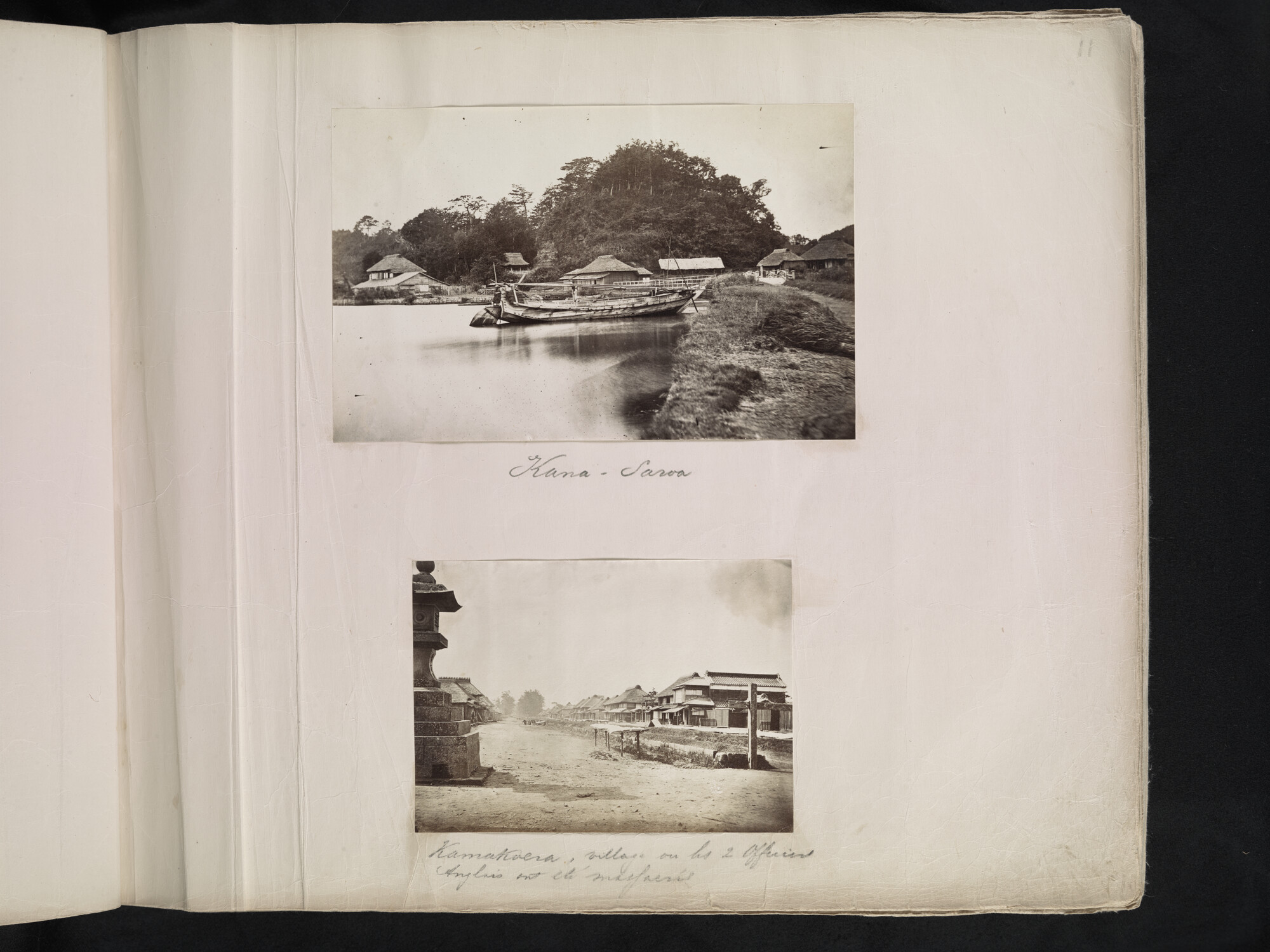 S.3628(02); Album nr. 1 uit een serie van drie van de Nederlandse consul in Japan Dirk de Graeff van Polsbroek; fotoalbum