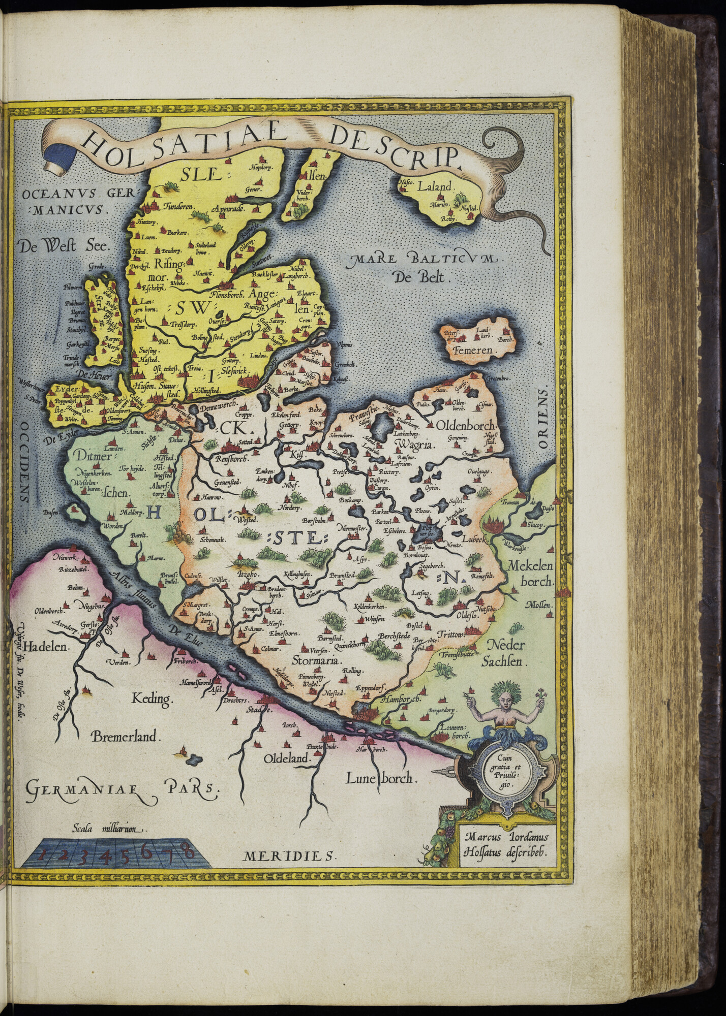 A.0145(232) [kaart 057]; Kaart van Zuid-Denemarken en Noord-Duitsland; kaart