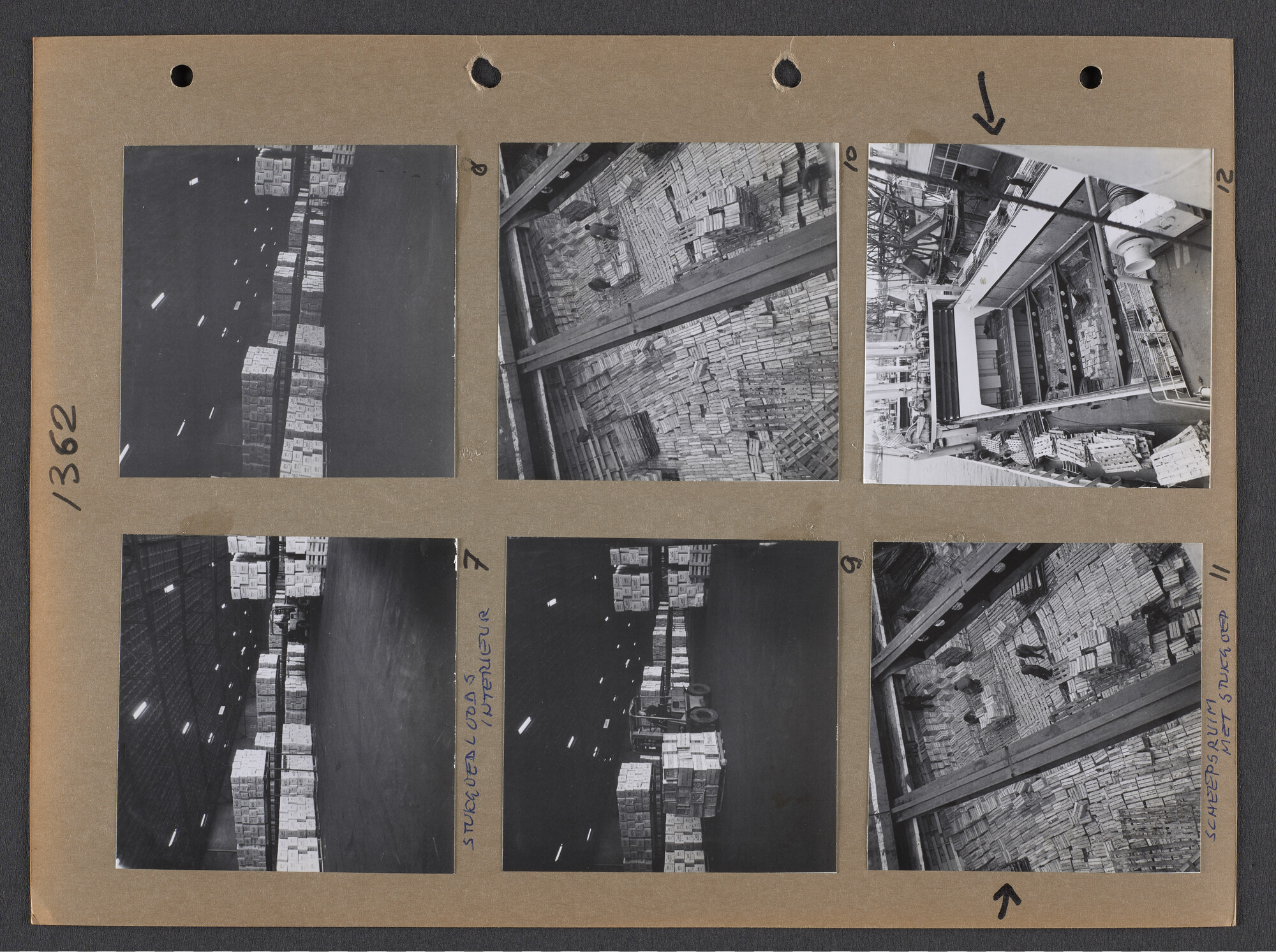 S.9102(35); Multomap met foto's door Ben Burgers, samengesteld door de Vereniging De Amsterdamsche Haven; foto