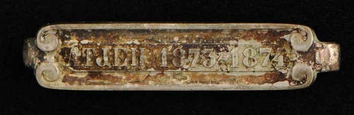 S.1277(11)09 ; Losse gesp met opschrift "Atjeh 1873 - 1874"; onderscheiding