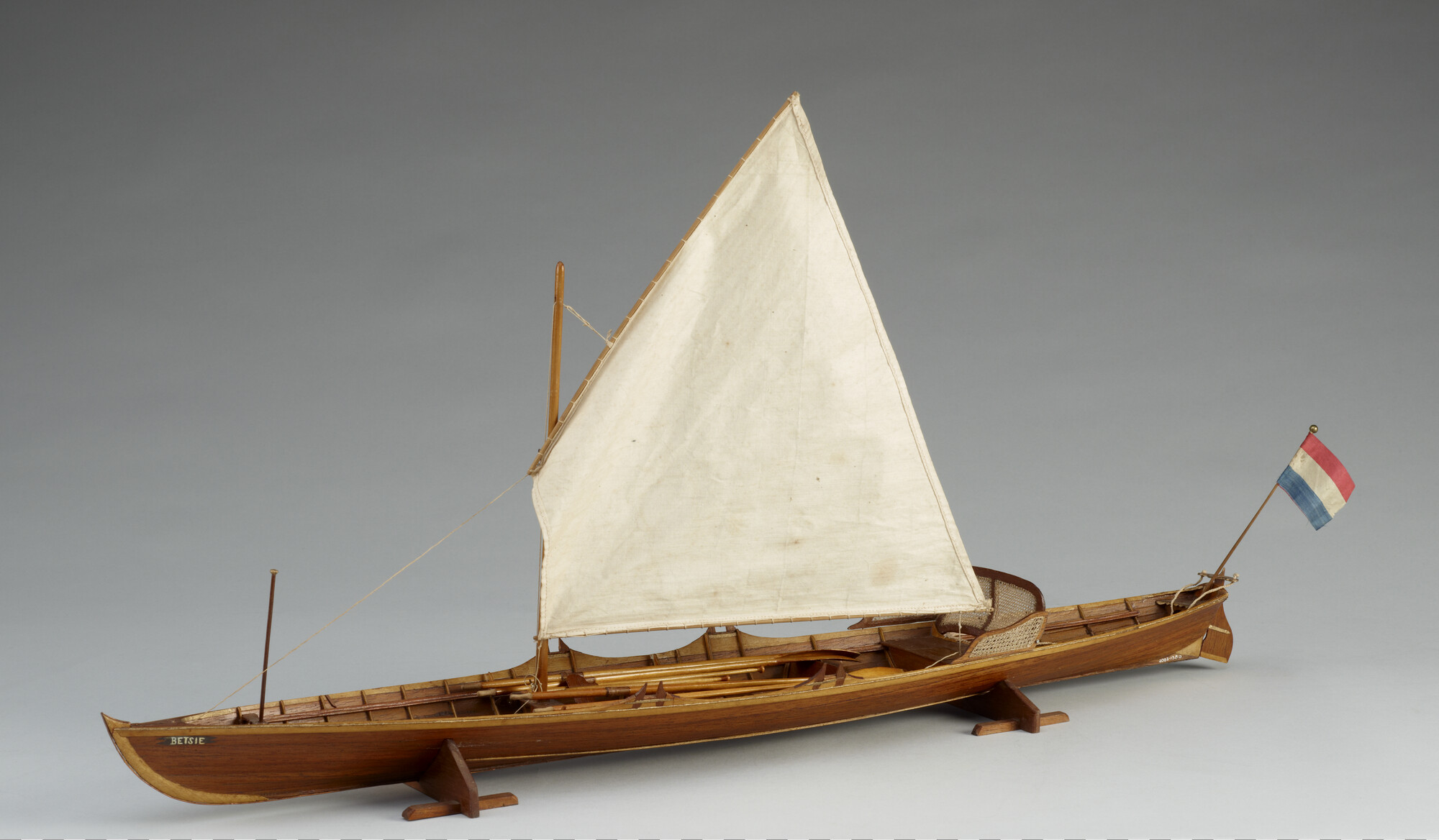 2003.1380; Model van de zeilwherry Betsie; scheepsmodel