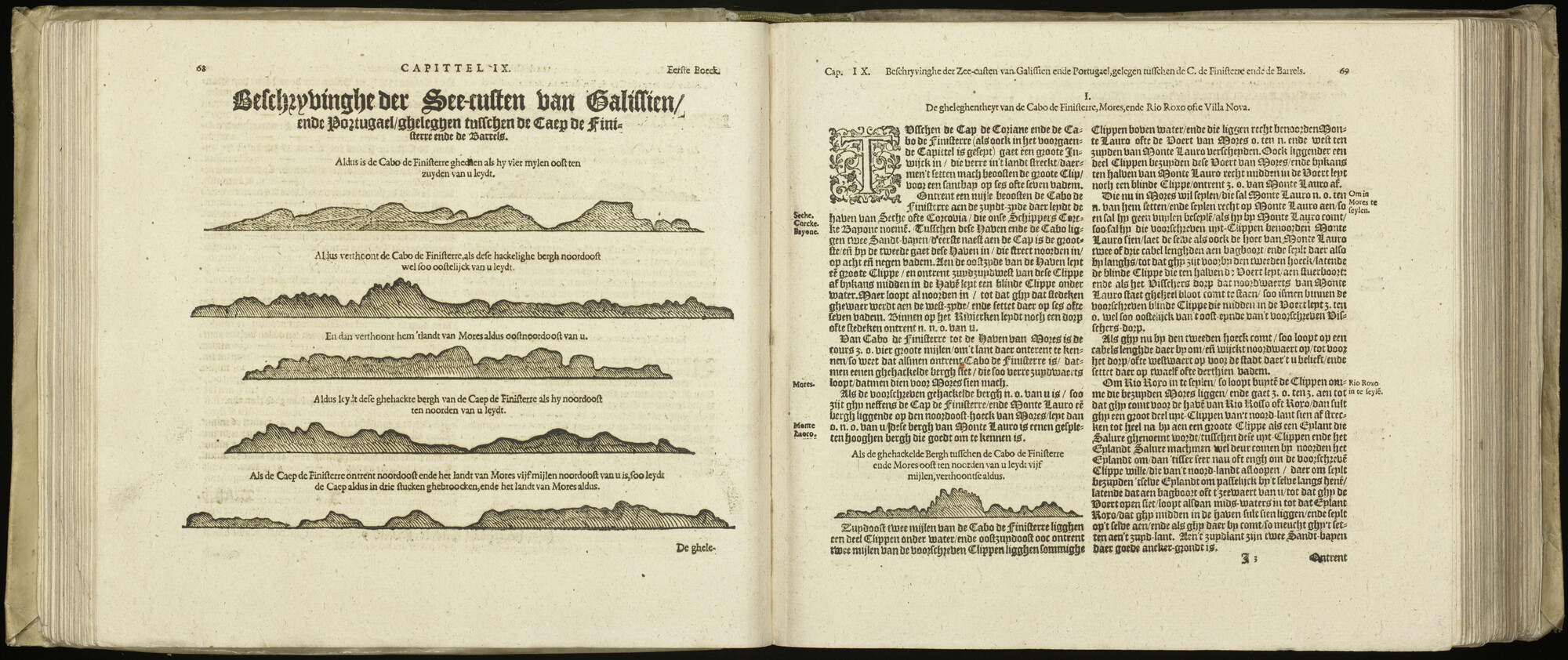 S.2856 [kaart 043]; Beschrijvingen en kustaanzichten van Noordwest-Spanje; kaart