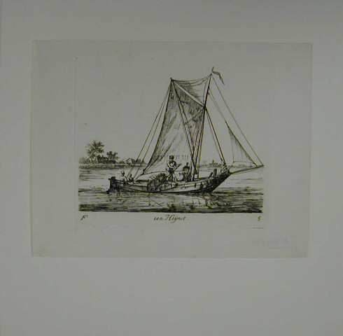 A.0149(0139); Prent van een hengst; prent