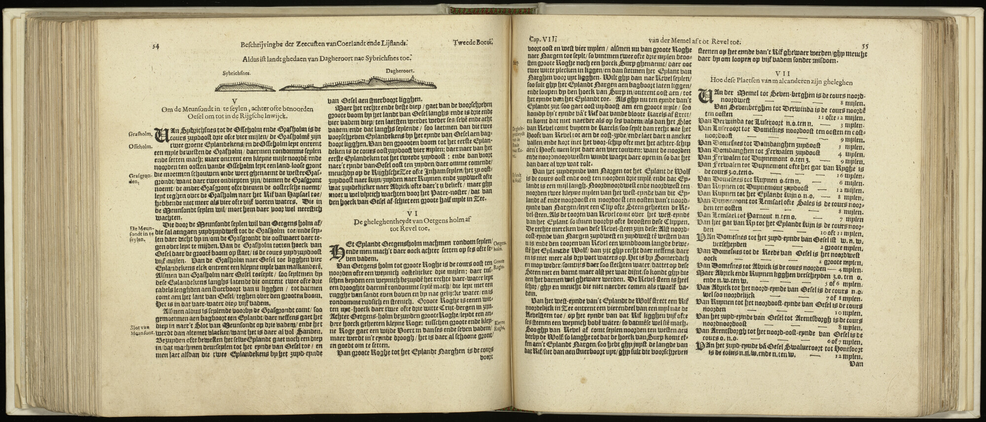 S.1496 [kaart 100]; Beschrijving en kustaanzicht van het eiland Hiiumaa; kaart