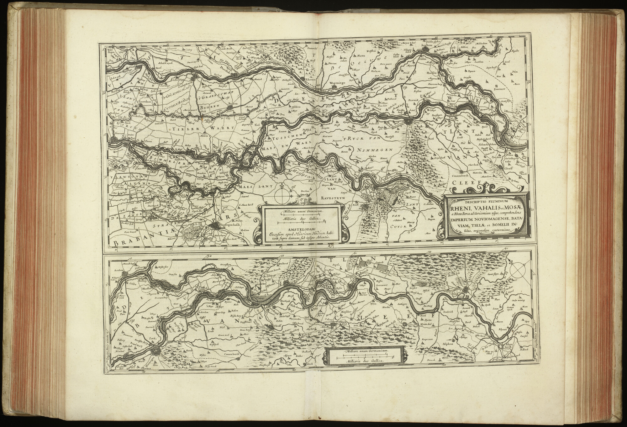 A.0145(227) [kaart 089]; Kaarten van de stroomgebieden van de Waal en de Rijn; kaart