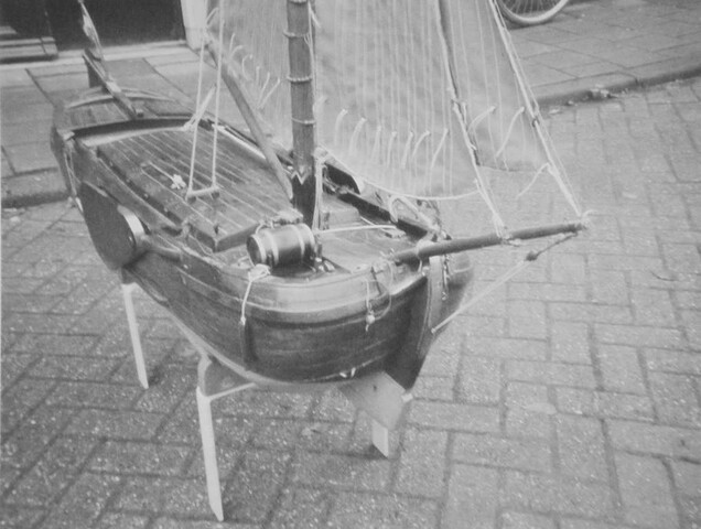 A.4940; Model van de tjalk De Drie Gebroeders; scheepsmodel