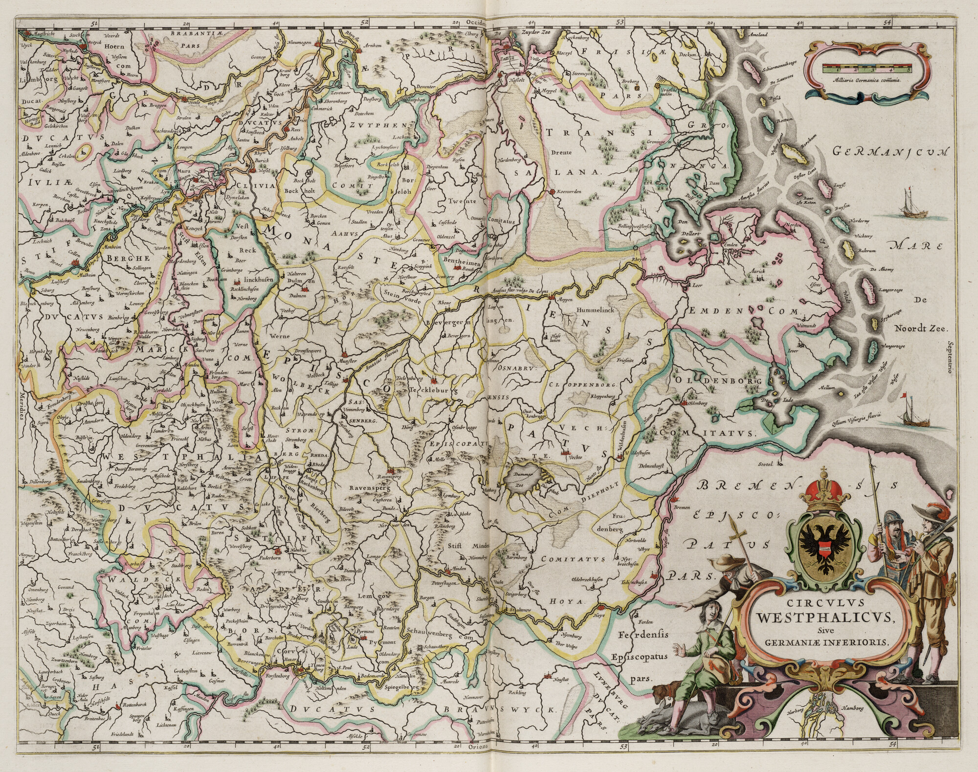 S.1034(02) [kaart 031]; Kaart van de omgeving van Westfalen; landkaart