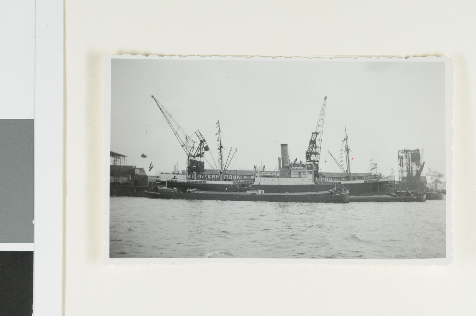 S.4380(04)636; Het vrachtschip ss. 'Jonge Johanna' van de Middellandsche Zeevaart Cie; foto