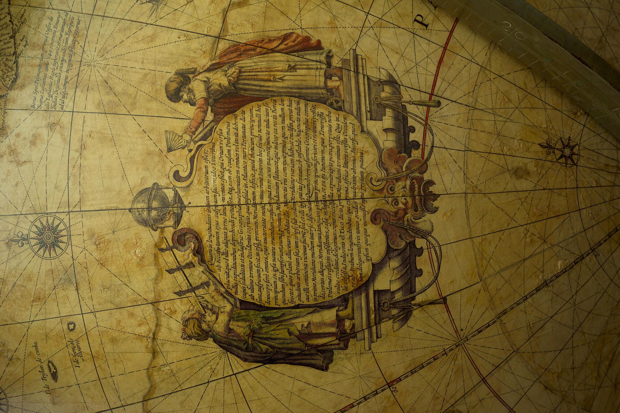 A.1224(01); Aardglobe van 68 cm. in doorsnede door Willem Jansz. Blaeu, 1645-1648; globe
