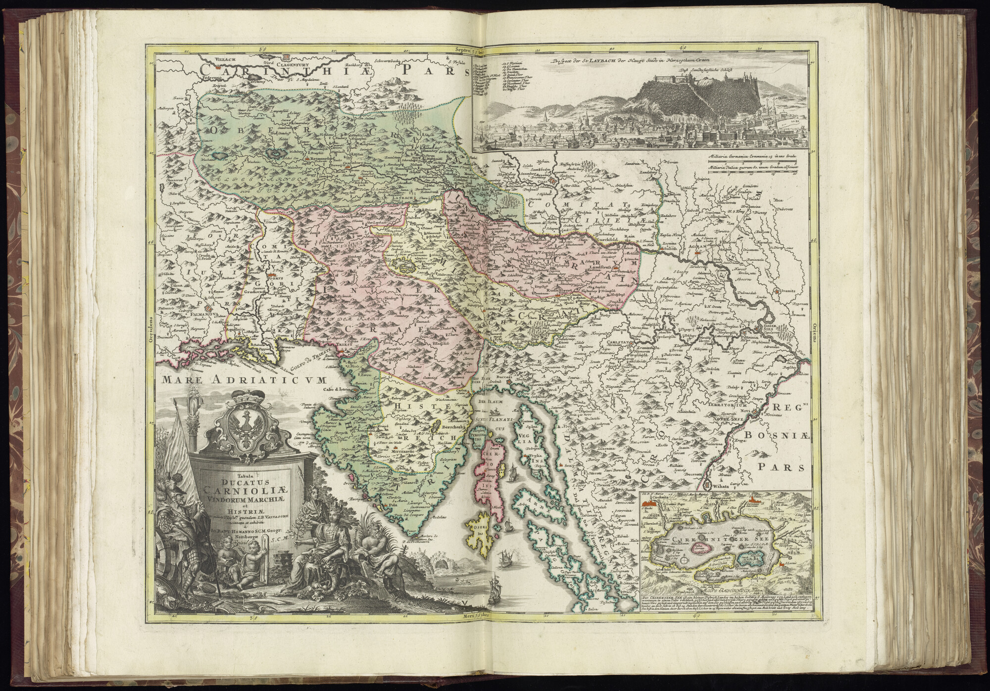 B.0032(028) [kaart 034]; Kaart van Zuid-Oostenrijk, Slovenië en Kroatië; kaart