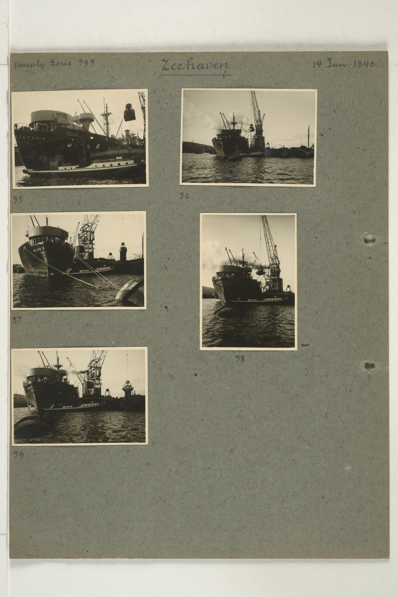 1998.2178; Omslag met een grote hoeveelheid proef foto's gemaakt in opdracht van de Gemeente Handelsinrichtingen in Amsterdam; omslag