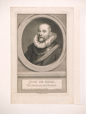 A.1361(19) [nr 0009]; Portret van Joos de Moor, Vice-Admiraal van Zeeland; prent