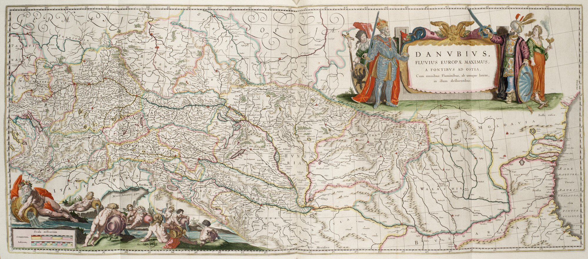 S.1034(02) [kaart 066]; Kaart van de Donau; landkaart