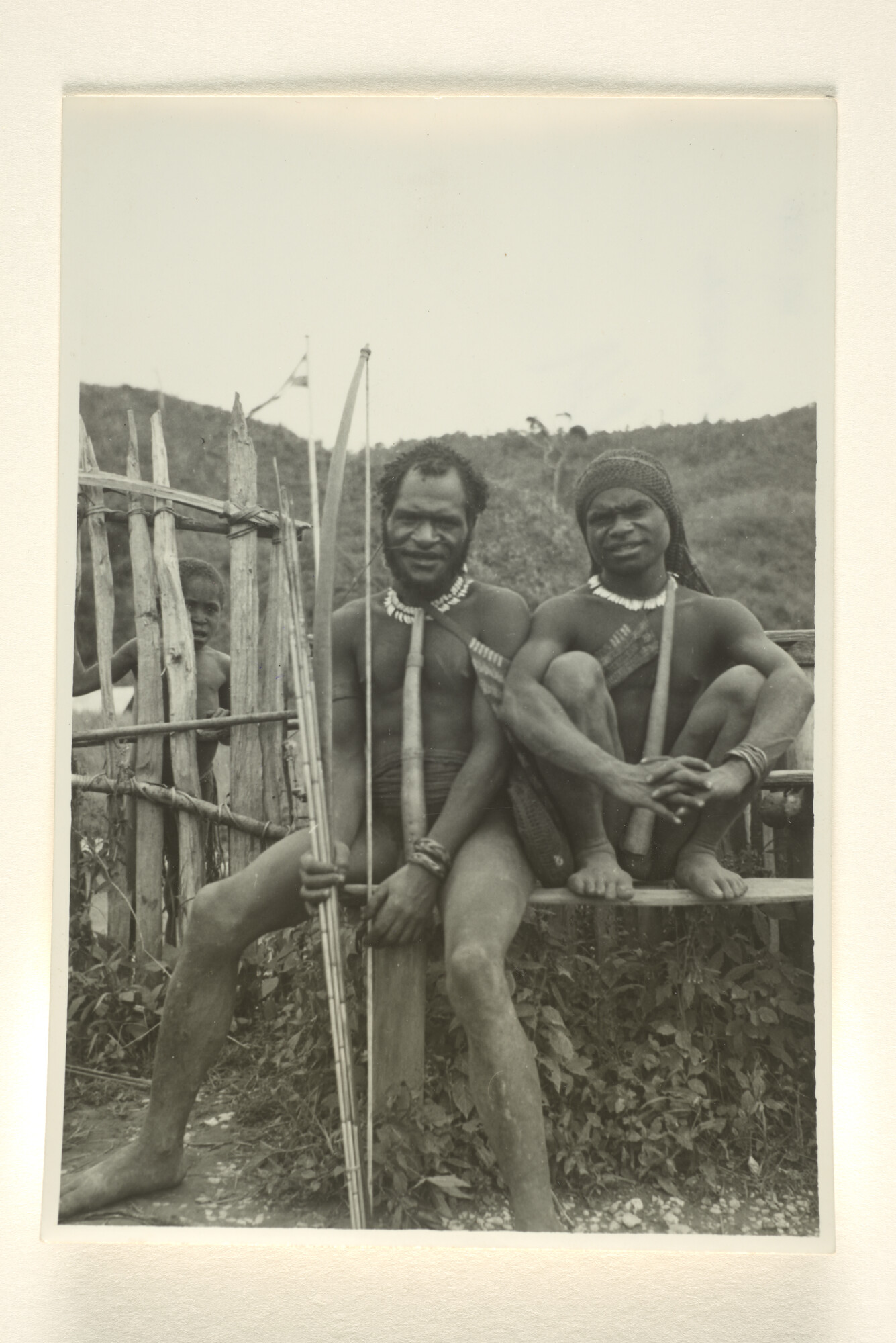 1997.1343; Fotoimpressies van papoea's rond de Wisselmeren in Nederlands Nieuw Guinea; fotoreportage