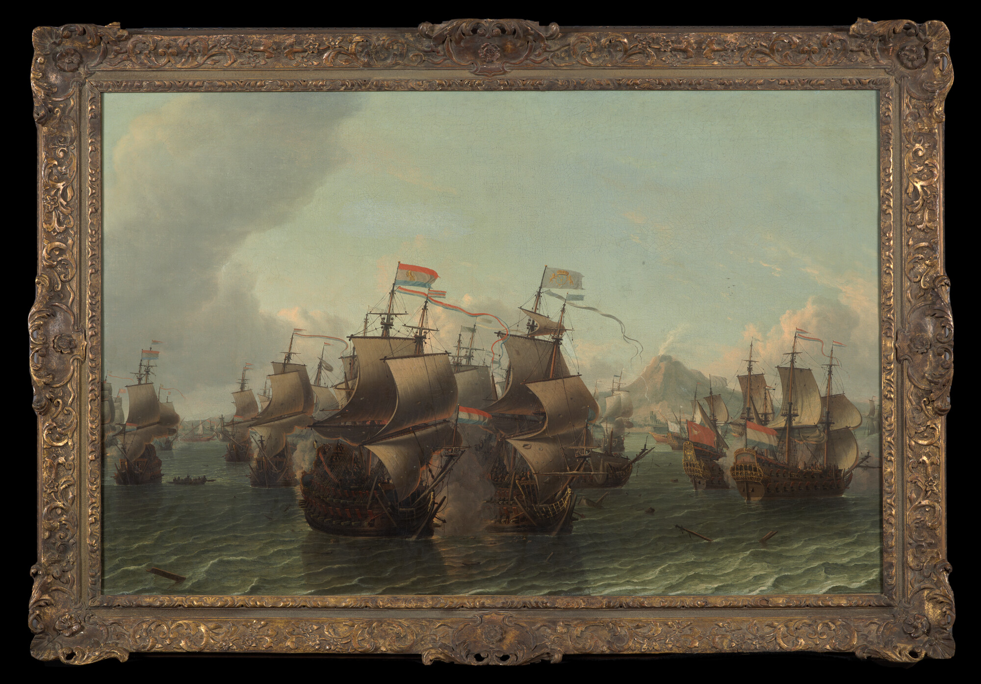 A.3897; Zeeslag bij de Etna, 22 april 1676; schilderij