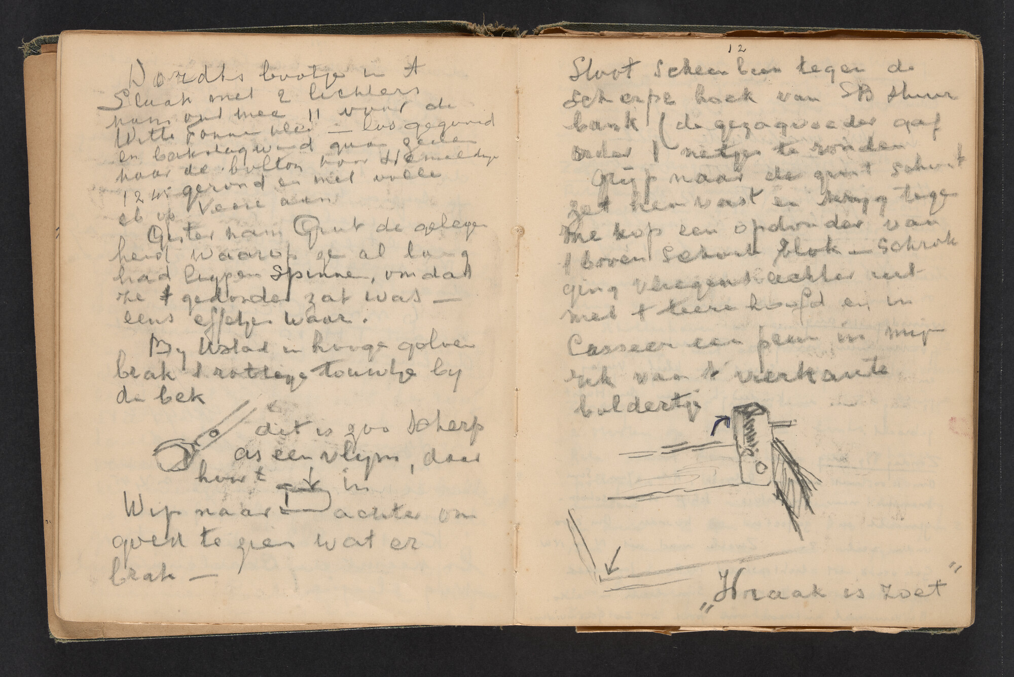 2017.0790; Logboek c.q. fotoalbum van reizen met zeeschouw Grutto in Nederland, 1949-1951; logboek