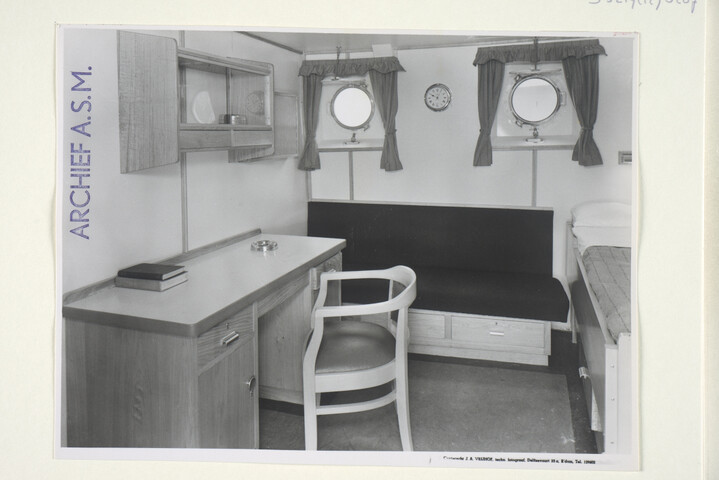 S.5219(12)0267; Interieurfotos genomen aan boord van het Noord-Ierse vrachtschip ms. Fair Head [...]; fotoreportage